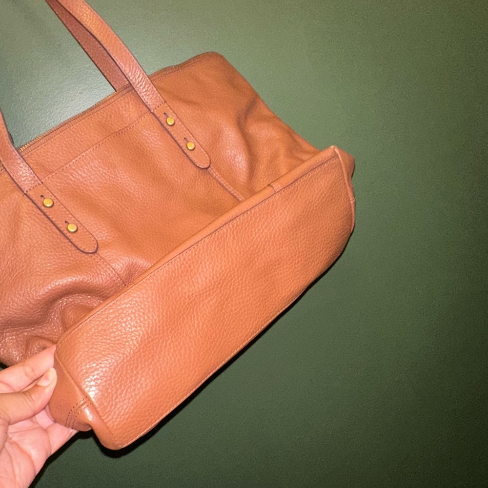 FOSSIL Jenna Tote Genuine Leather Y2K Bag - Picture 12 of 13